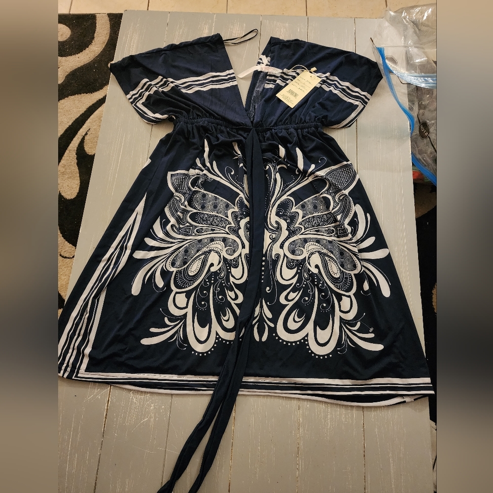 Navy blue dress